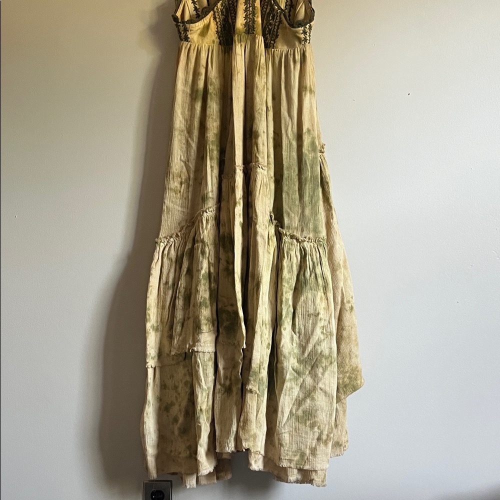 Free People Bali Devon Skirtall in Olive - Picture 9 of 10